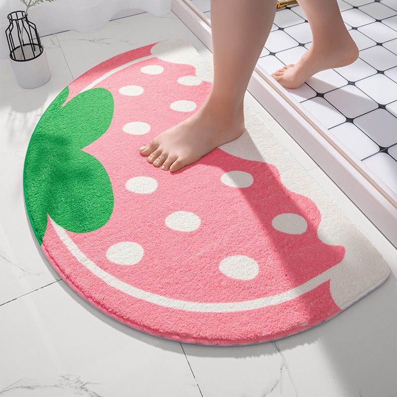 Strawberry Bathroom Mat