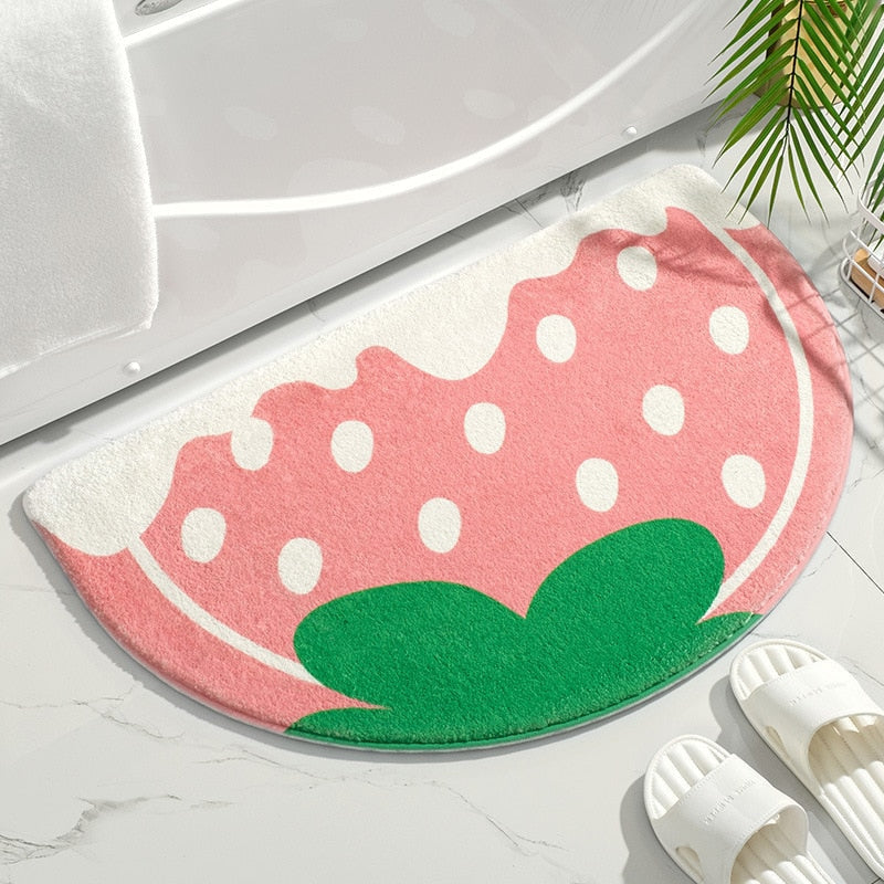 Strawberry Bathroom Mat
