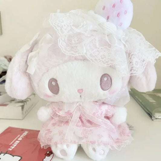 Strawberry Lace Bunny Plush