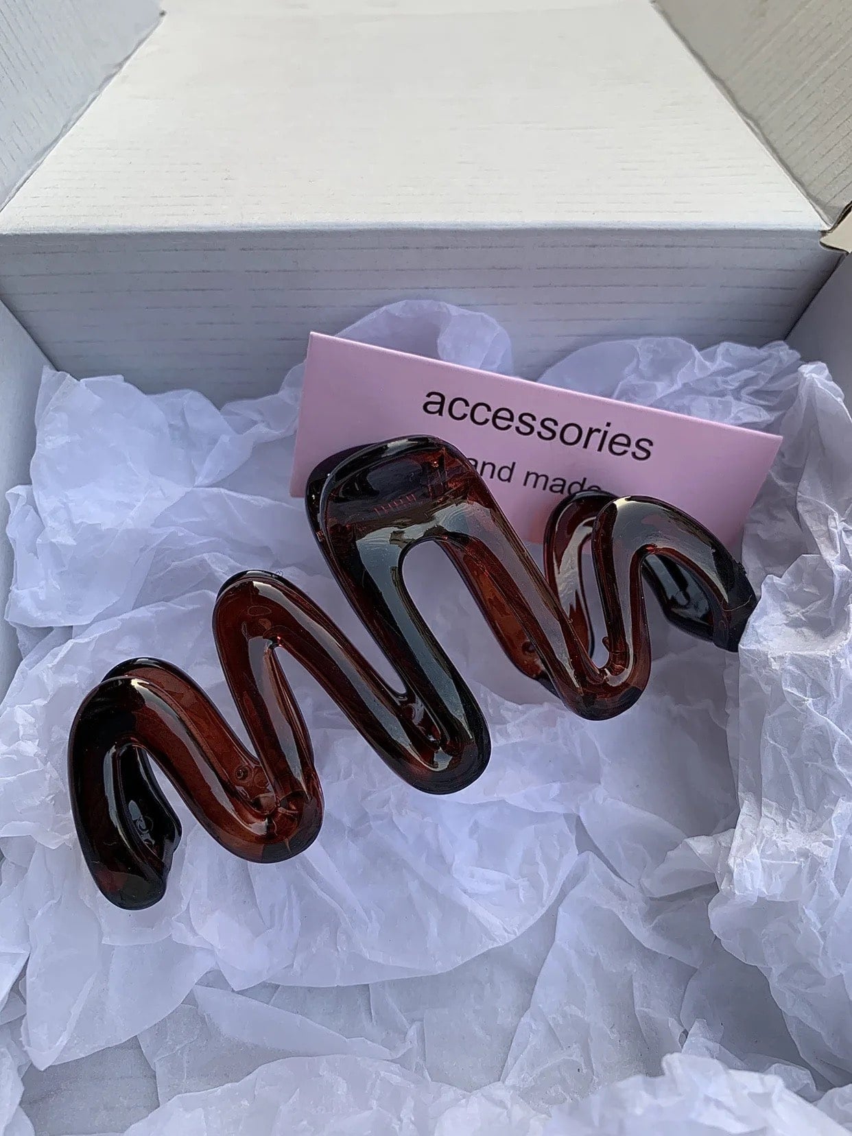 Colorful Jelly Wave Hairpin