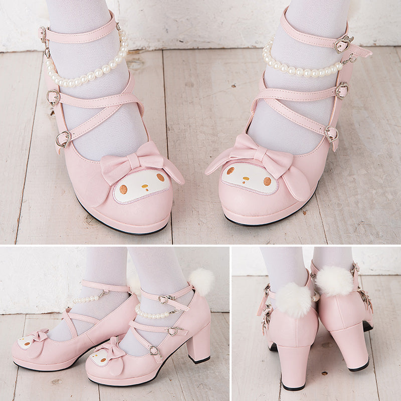 Sweet Bunny Shoes Pink
