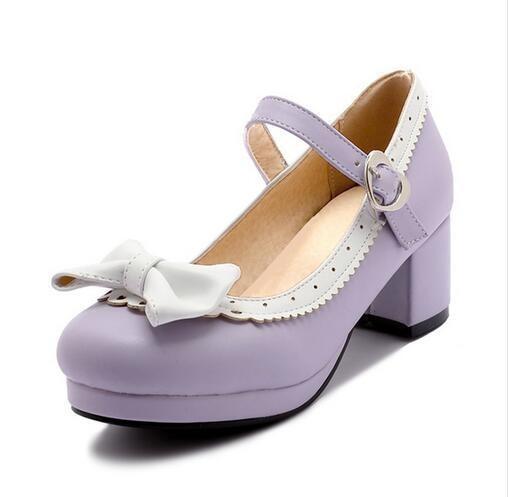 Sweet Doll Heels Purple