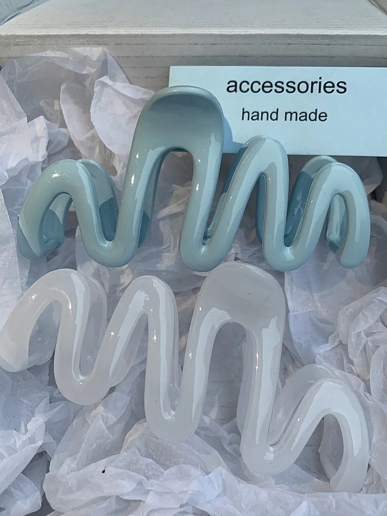 Colorful Jelly Wave Hairpin