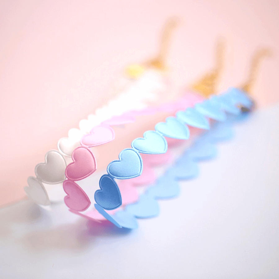 Sweet Lolita Aesthetic Choker Necklace Pastel Hearts