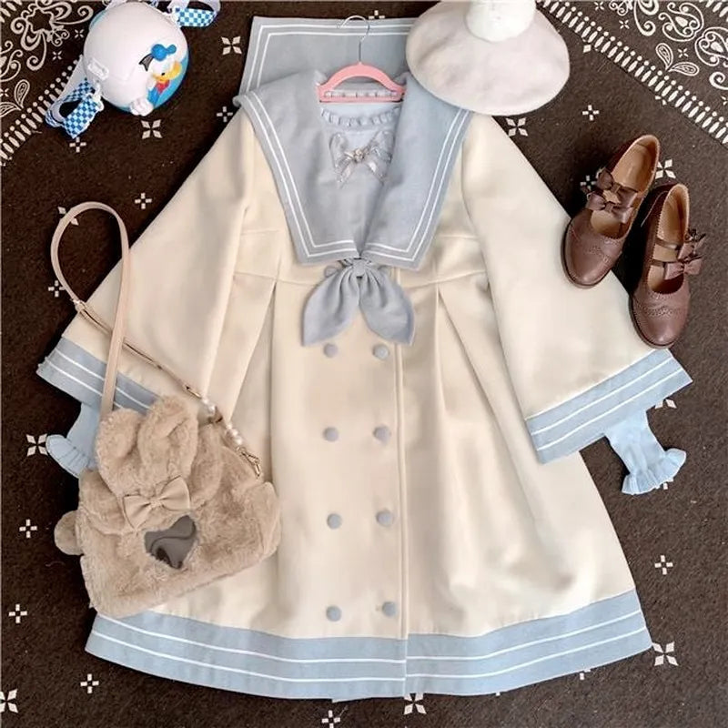Sweet Sailor Scouting Jacket Blue With Bow