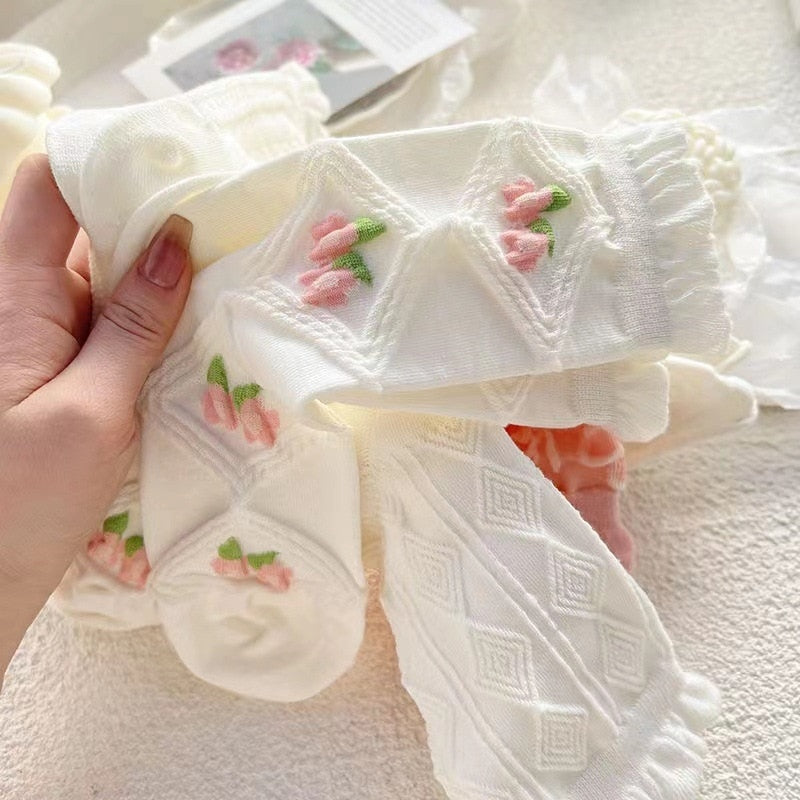 Textured Angelic Socks