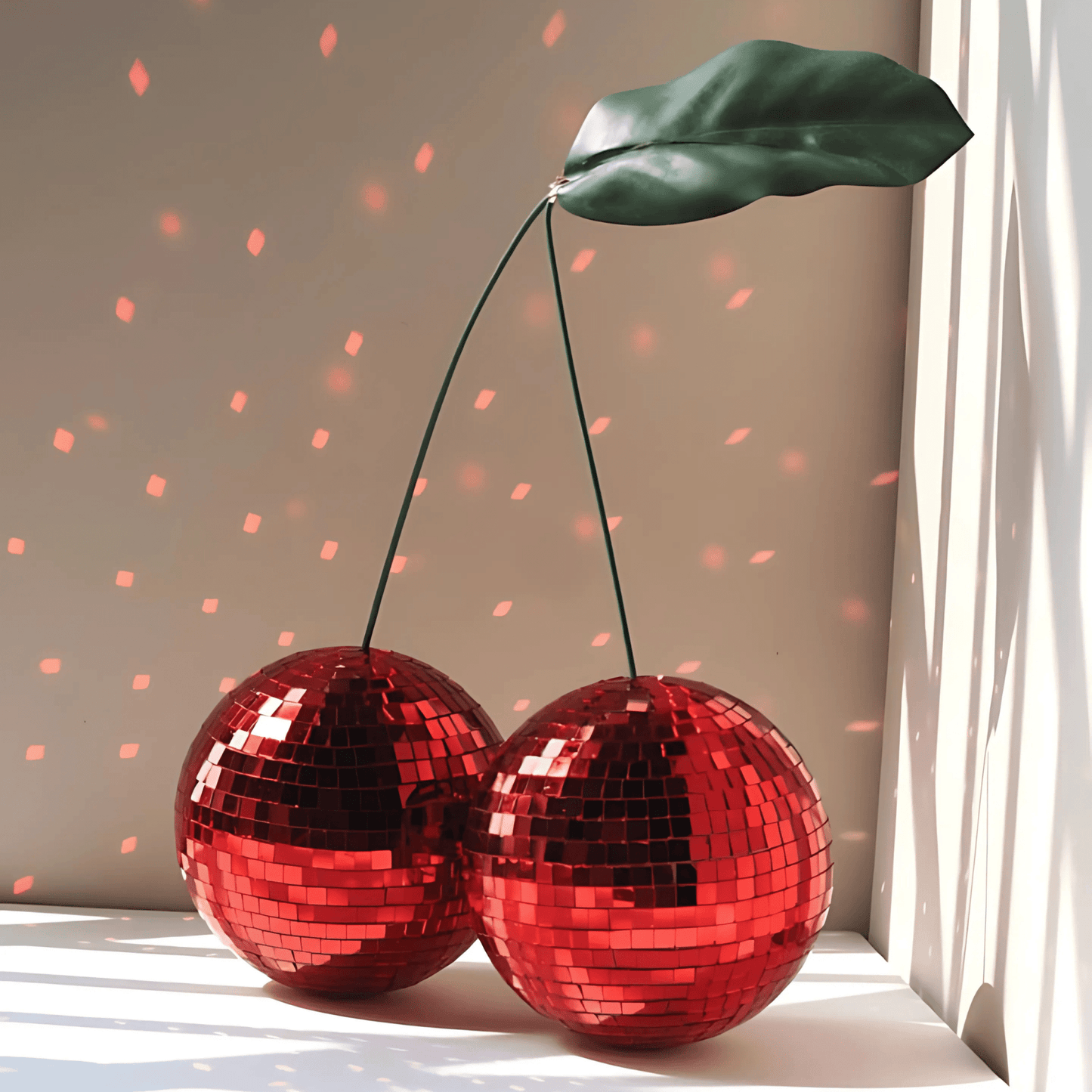 Pink Cherry Disco Ball