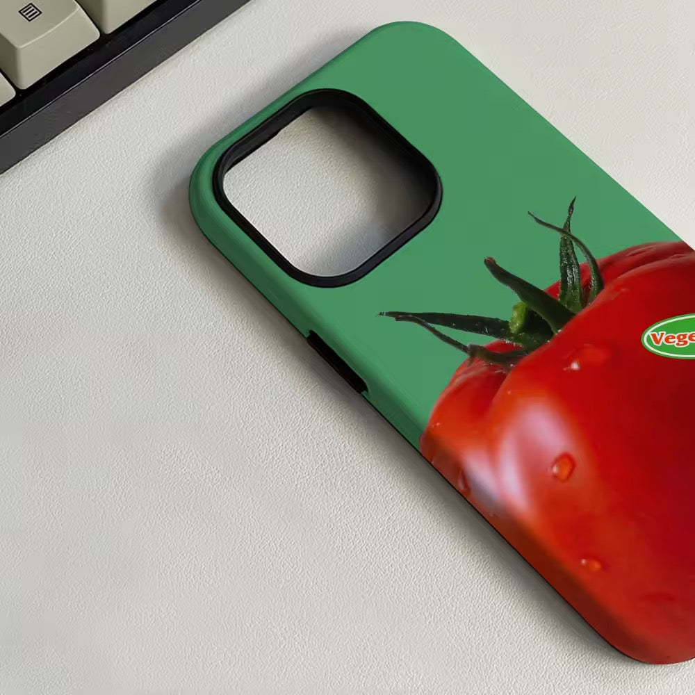 Tomato & Green Pepper iPhone Case