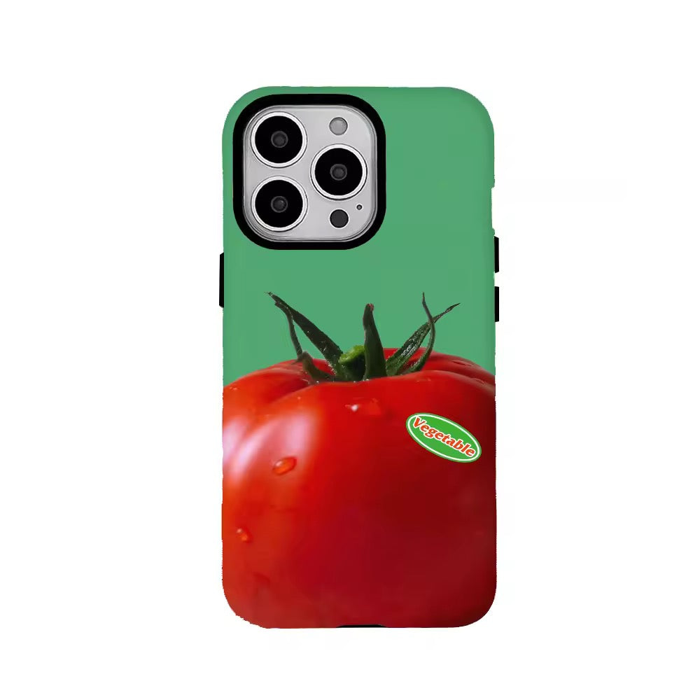 Tomato & Green Pepper iPhone Case