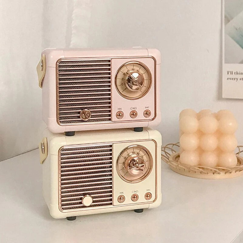 Mini Retro Radio Bluetooth Speaker
