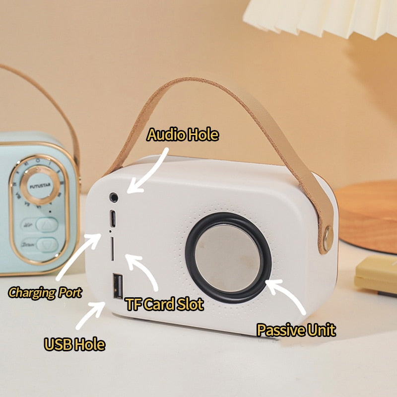Mini Retro Radio Bluetooth Speaker