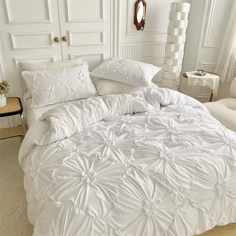 Vintage Coquette Bedding Set White
