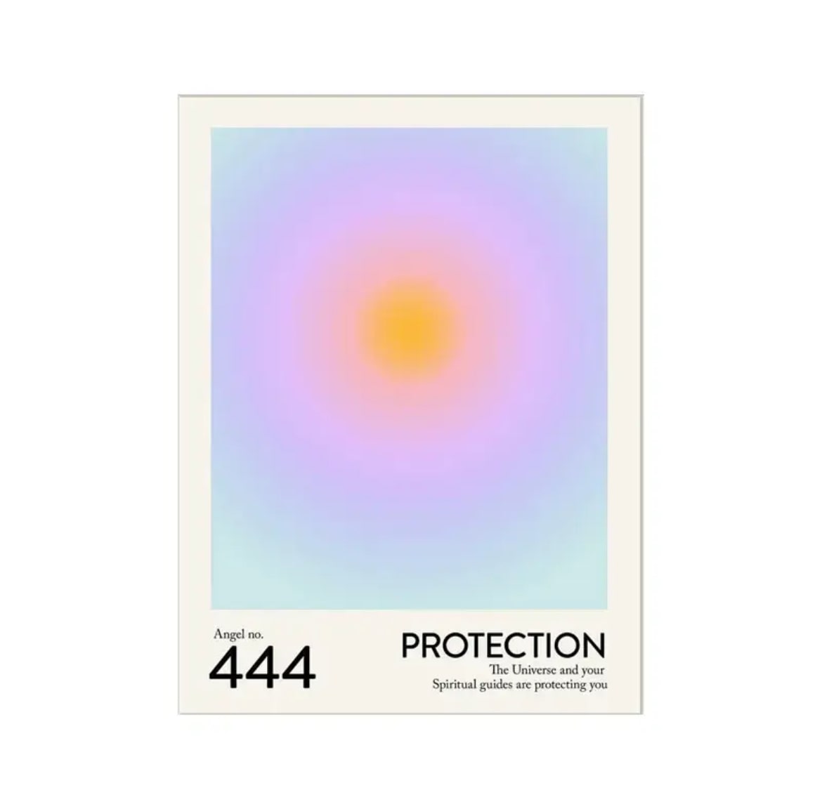 Angel Number Wall Poster 444