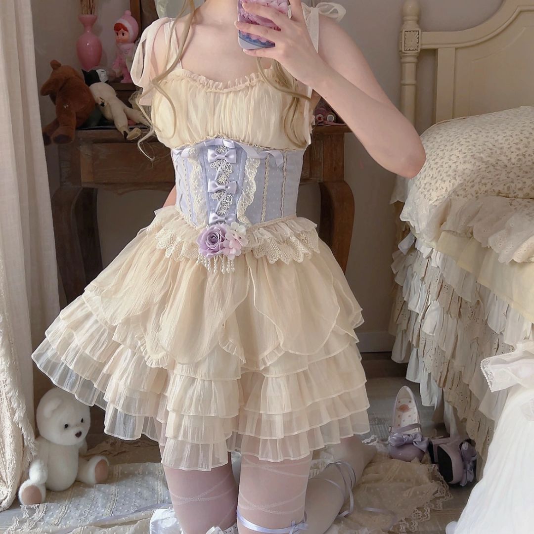 Ballet Lace Corset Lolita Dress