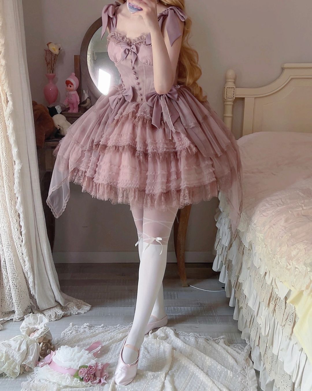 Dream Ballet Lace Fishbone Lolita Dress