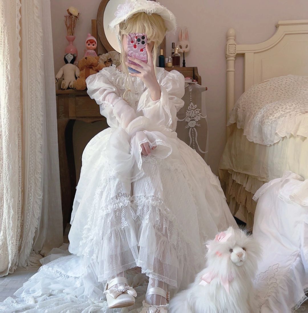 Retro Little Flower Wedding Lolita Dress