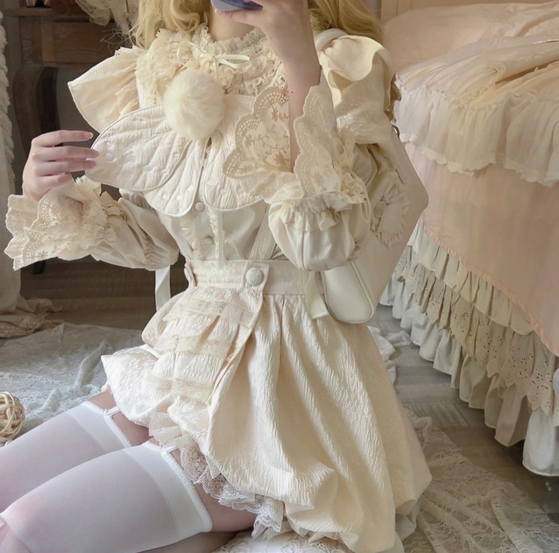 Moth Flower Bud Lolita Dress