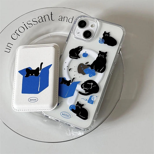 Y2K Cat iPhone Case + Wallet