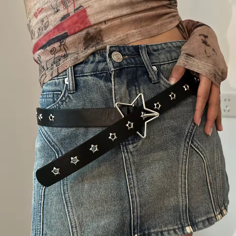 Y2K Star Belt