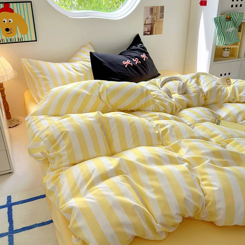 Brown Polka Dot Bedding Set